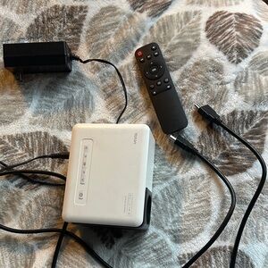 White Streaming Device with Remote